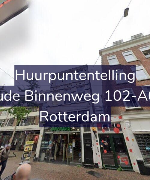 Foto gevel Huurpuntentelling voor Oude Binnenweg 102-A01, Rotterdam