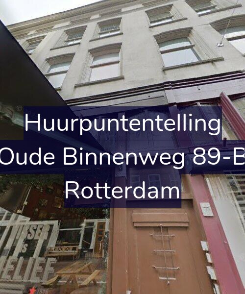 Foto gevel Huurpuntentelling voor Oude Binnenweg 89-B, Rotterdam