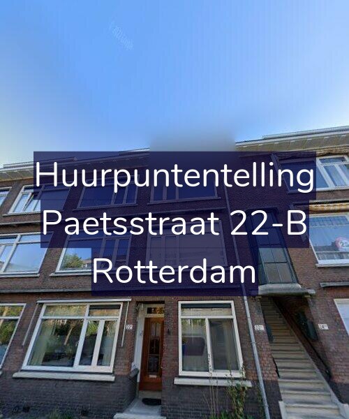 Foto gevel Huurpuntentelling voor Paetsstraat 22-B, Rotterdam
