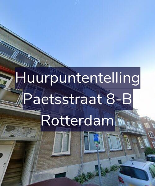 Foto gevel Huurpuntentelling voor Paetsstraat 8-B, Rotterdam