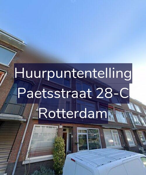 Foto gevel Huurpuntentelling voor Paetsstraat 28-C, Rotterdam