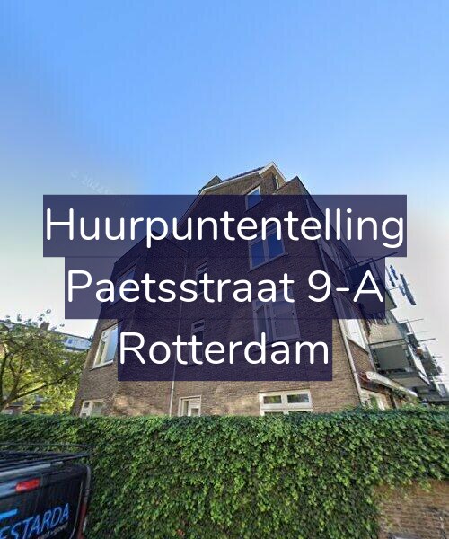 Foto gevel Huurpuntentelling voor Paetsstraat 9-A, Rotterdam
