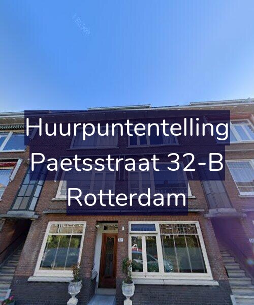 Foto gevel Huurpuntentelling voor Paetsstraat 32-B, Rotterdam