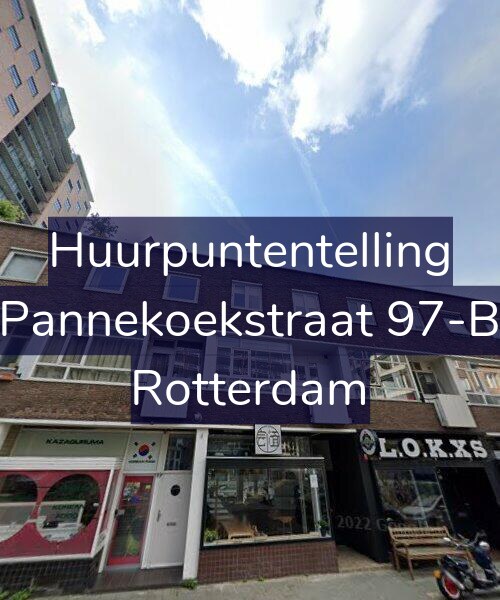 Foto gevel Huurpuntentelling voor Pannekoekstraat 97-B, Rotterdam