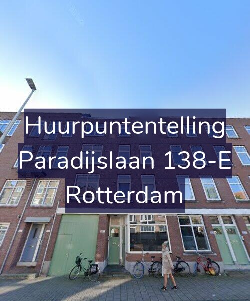 Foto gevel Huurpuntentelling voor Paradijslaan 138-E, Rotterdam