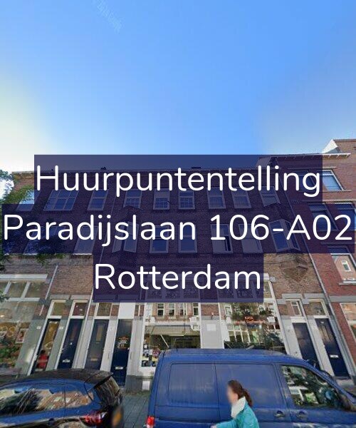 Foto gevel Huurpuntentelling voor Paradijslaan 106-A02, Rotterdam