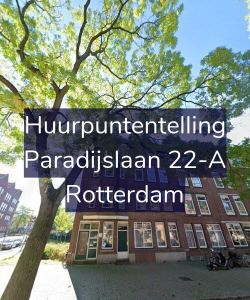Foto gevel Huurpuntentelling voor Paradijslaan 22-A, Rotterdam