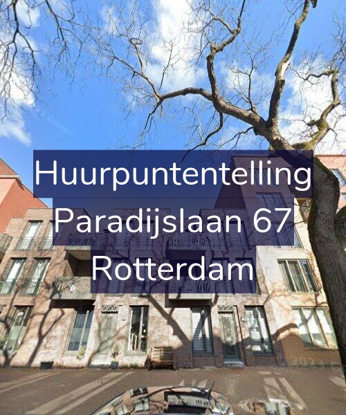 Foto gevel Huurpuntentelling voor Paradijslaan 67, Rotterdam