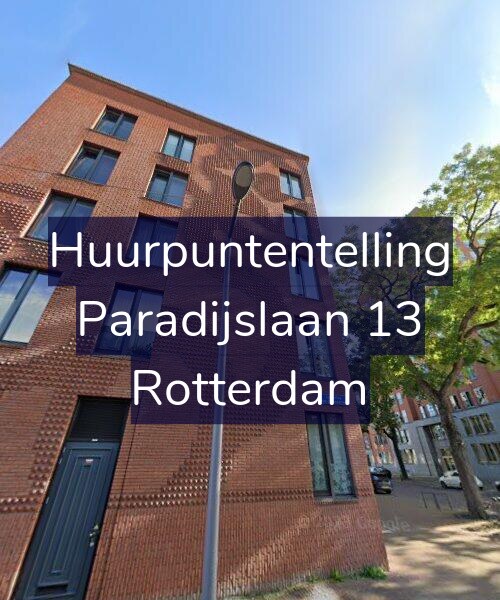 Foto gevel Huurpuntentelling voor Paradijslaan 13, Rotterdam