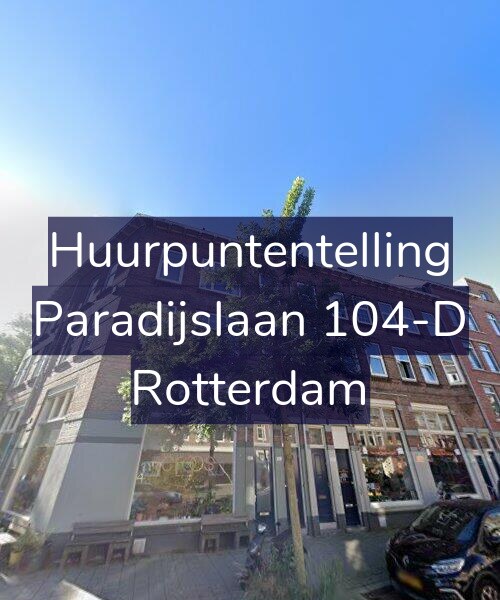 Foto gevel Huurpuntentelling voor Paradijslaan 104-D, Rotterdam
