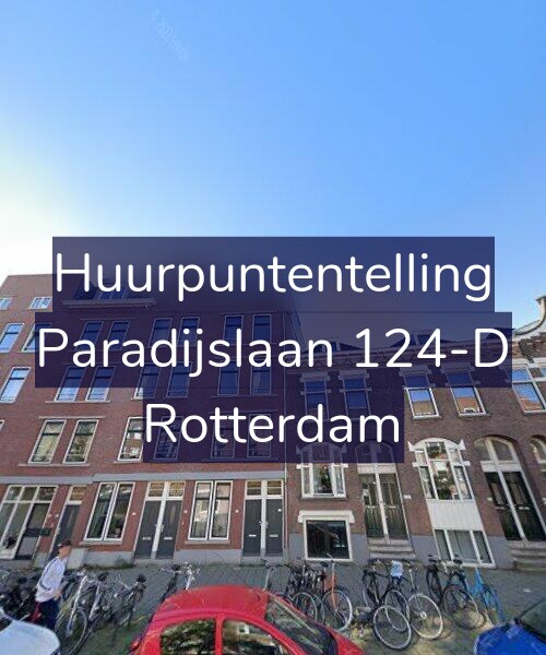 Foto gevel Huurpuntentelling voor Paradijslaan 124-D, Rotterdam