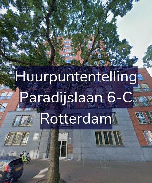 Foto gevel Huurpuntentelling voor Paradijslaan 6-C, Rotterdam