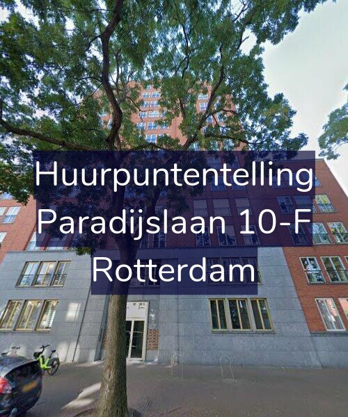 Foto gevel Huurpuntentelling voor Paradijslaan 10-F, Rotterdam