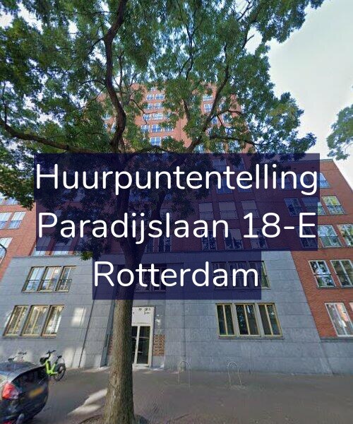 Foto gevel Huurpuntentelling voor Paradijslaan 18-E, Rotterdam