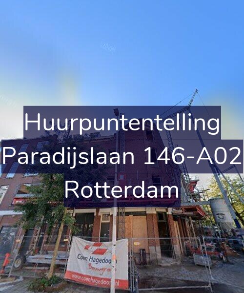 Foto gevel Huurpuntentelling voor Paradijslaan 146-A02, Rotterdam