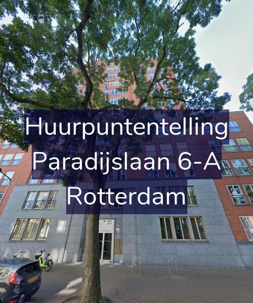 Foto gevel Huurpuntentelling voor Paradijslaan 6-A, Rotterdam