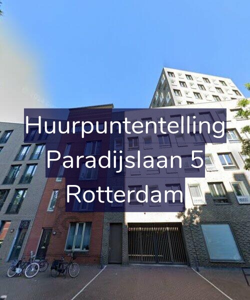 Foto gevel Huurpuntentelling voor Paradijslaan 5, Rotterdam
