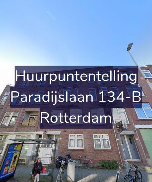 Foto gevel Huurpuntentelling voor Paradijslaan 134-B, Rotterdam