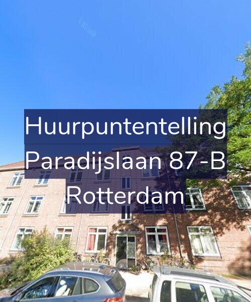 Foto gevel Huurpuntentelling voor Paradijslaan 87-B, Rotterdam