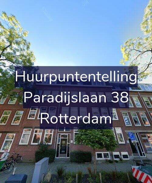 Foto gevel Huurpuntentelling voor Paradijslaan 38, Rotterdam