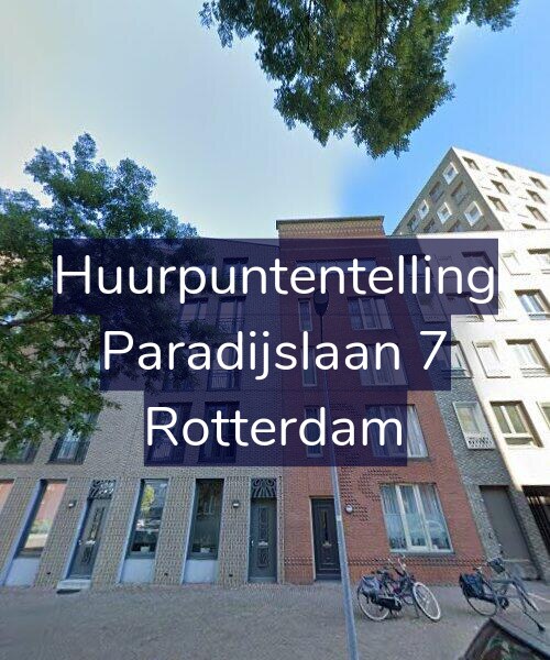 Foto gevel Huurpuntentelling voor Paradijslaan 7, Rotterdam