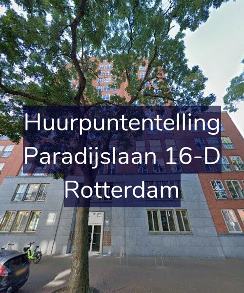 Foto gevel Huurpuntentelling voor Paradijslaan 16-D, Rotterdam