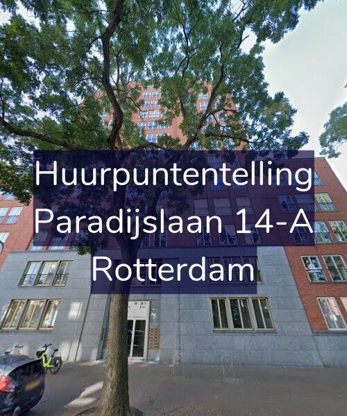 Foto gevel Huurpuntentelling voor Paradijslaan 14-A, Rotterdam