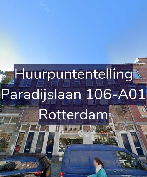 Foto gevel Huurpuntentelling voor Paradijslaan 106-A01, Rotterdam