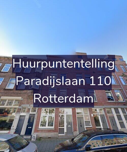 Foto gevel Huurpuntentelling voor Paradijslaan 110, Rotterdam