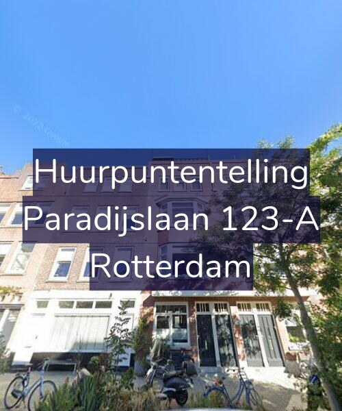 Foto gevel Huurpuntentelling voor Paradijslaan 123-A, Rotterdam