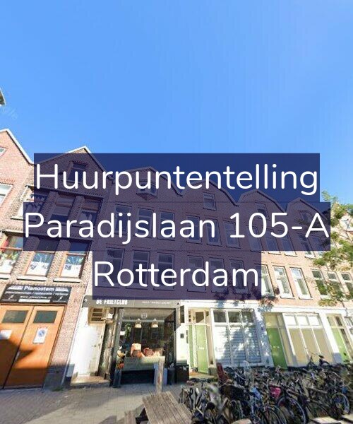 Foto gevel Huurpuntentelling voor Paradijslaan 105-A, Rotterdam