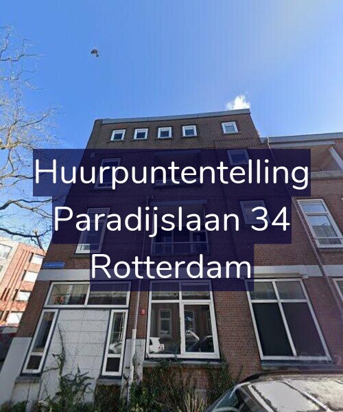 Foto gevel Huurpuntentelling voor Paradijslaan 34, Rotterdam