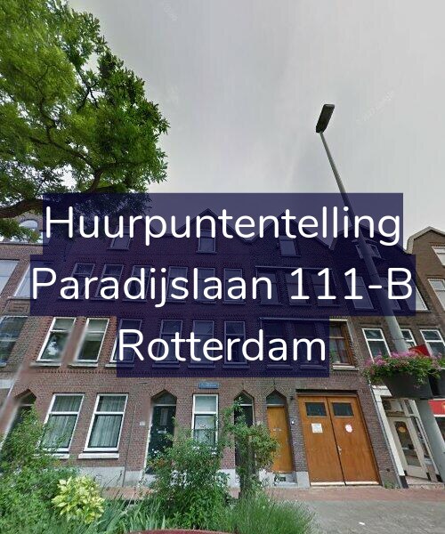 Foto gevel Huurpuntentelling voor Paradijslaan 111-B, Rotterdam