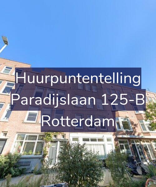 Foto gevel Huurpuntentelling voor Paradijslaan 125-B, Rotterdam