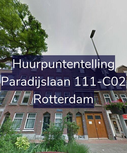 Foto gevel Huurpuntentelling voor Paradijslaan 111-C02, Rotterdam