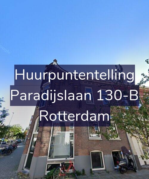 Foto gevel Huurpuntentelling voor Paradijslaan 130-B, Rotterdam