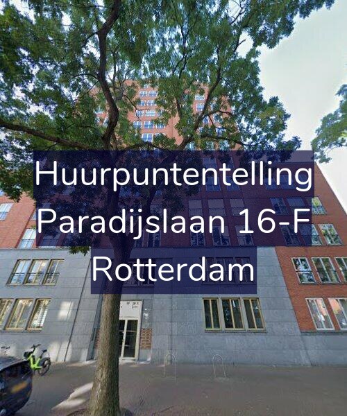 Foto gevel Huurpuntentelling voor Paradijslaan 16-F, Rotterdam