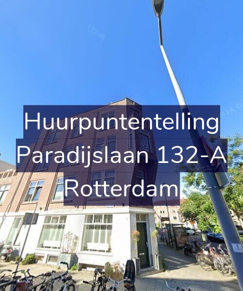 Foto gevel Huurpuntentelling voor Paradijslaan 132-A, Rotterdam