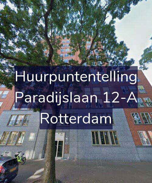 Foto gevel Huurpuntentelling voor Paradijslaan 12-A, Rotterdam