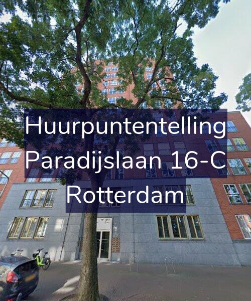 Foto gevel Huurpuntentelling voor Paradijslaan 16-C, Rotterdam