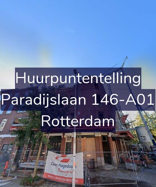 Foto gevel Huurpuntentelling voor Paradijslaan 146-A01, Rotterdam