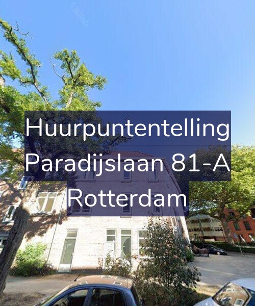 Foto gevel Huurpuntentelling voor Paradijslaan 81-A, Rotterdam