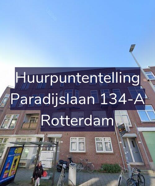 Foto gevel Huurpuntentelling voor Paradijslaan 134-A, Rotterdam