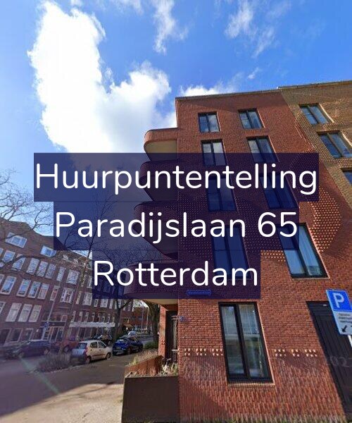 Foto gevel Huurpuntentelling voor Paradijslaan 65, Rotterdam