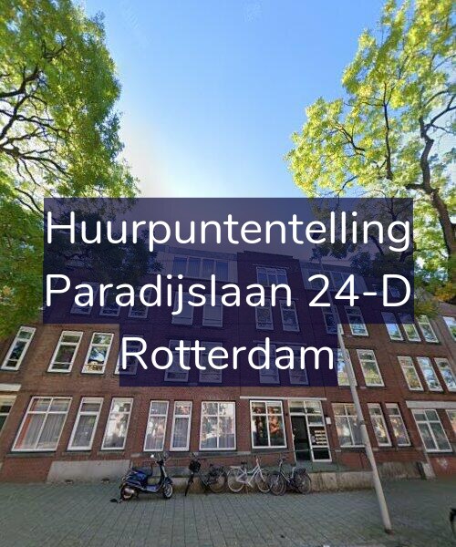 Foto gevel Huurpuntentelling voor Paradijslaan 24-D, Rotterdam