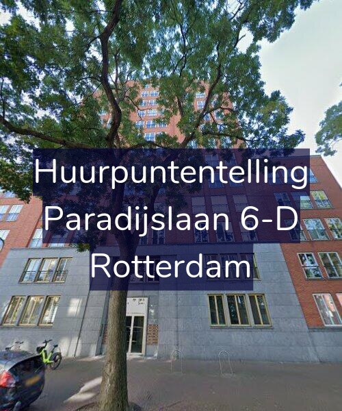 Foto gevel Huurpuntentelling voor Paradijslaan 6-D, Rotterdam