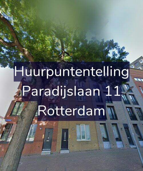 Foto gevel Huurpuntentelling voor Paradijslaan 11, Rotterdam