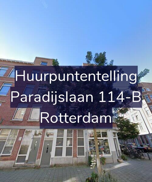 Foto gevel Huurpuntentelling voor Paradijslaan 114-B, Rotterdam