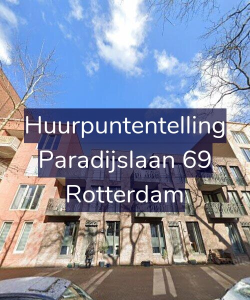 Foto gevel Huurpuntentelling voor Paradijslaan 69, Rotterdam