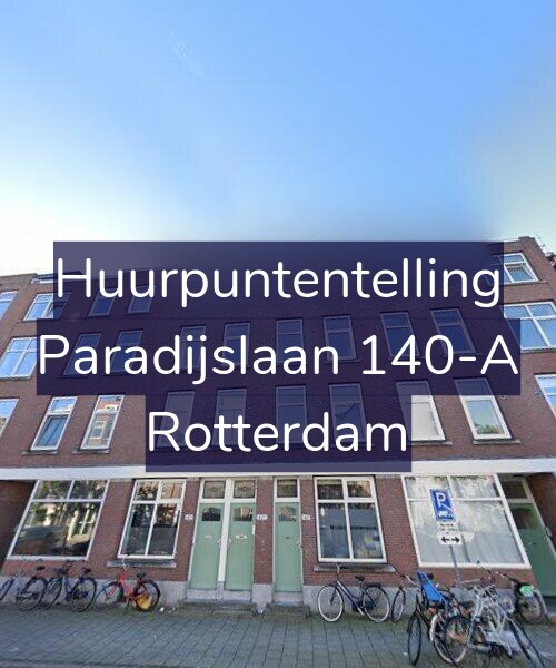 Foto gevel Huurpuntentelling voor Paradijslaan 140-A, Rotterdam